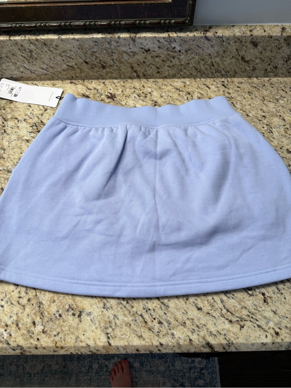 ALO Yoga Light Lavender/blue Athletic Mini Skirt - Picture 2 of 4